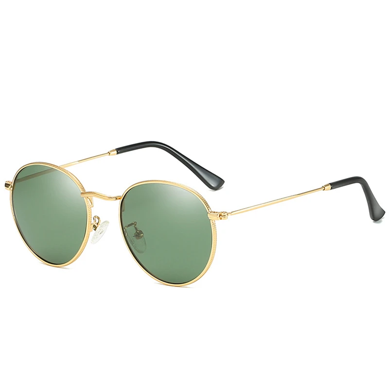 

Zilead Vintage Round Polarized Sunglasses Color Film Sunshades Fashion Personalized UV400 Metal Frame Sun Glasses For Driving