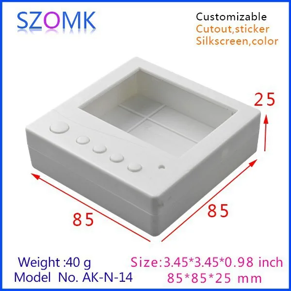 Пластиковый корпус для электроники сделай сам ЖК дисплея (4 шт.) 85*85*25 мм АБС