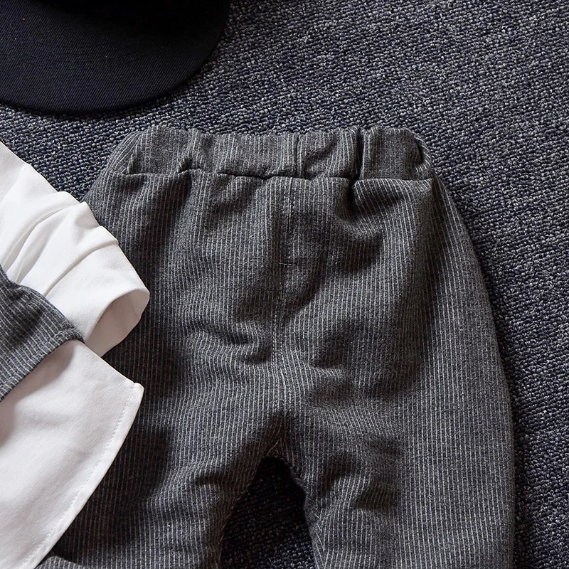 

Boys Clothing Sets Spring Autumn Children Cotton Coats + Pants + Pants 3 Pcs Training Suits for Boys Children