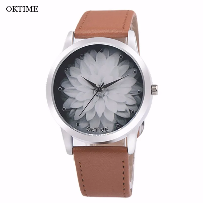 Модные женские часы OKTIME 2018 роскошные повседневные кварцевые наручные мужские