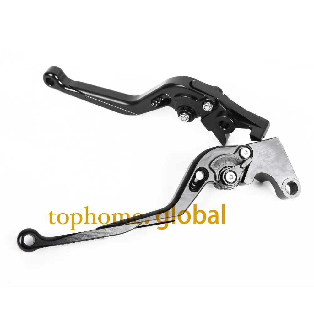 Для Ducati 848 EVO 2007 2013 ЧПУ Складные Выдвижные сцепные рычаги все черные регулируемые