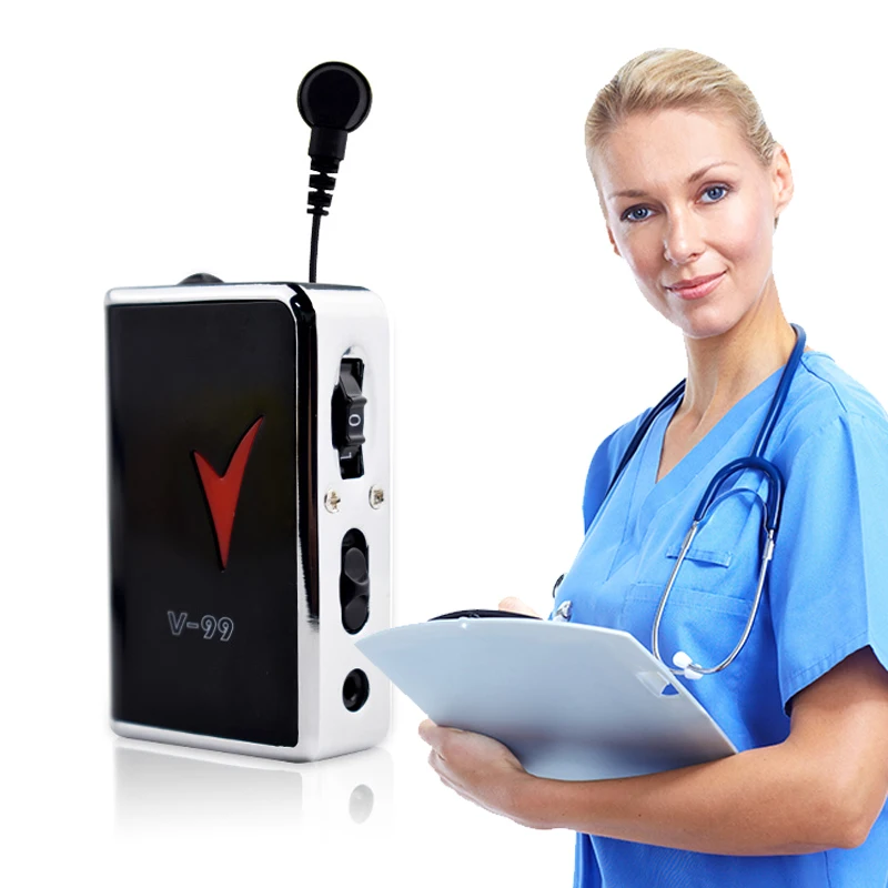 

New Portable Hearing Aid Headphones Sound Amplifier Adjustable Tone Digital Hearing Aids for the Elderly with Hearing impairment