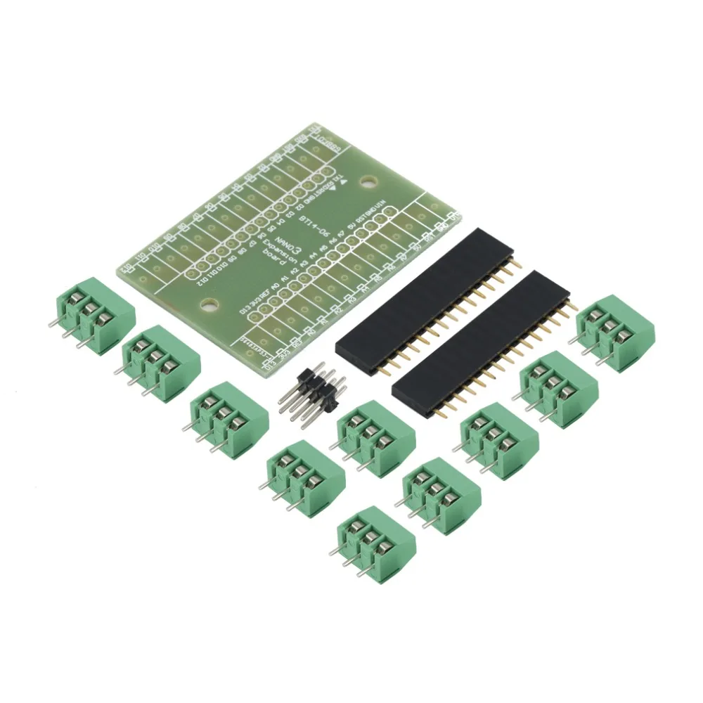Новое поступление Плата расширения терминал адаптер DIY наборы для NANO IO Shield V1.0