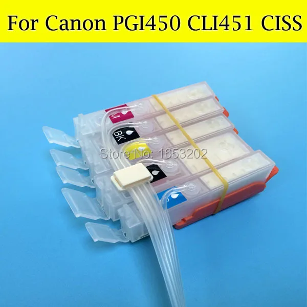 Трубчатая трубка Ciss для Canon PGI450 CLI451 PGI450BK PIXMA IP7240 MG5440 MX924 MX72 MG5640 MG6640 Ptinter | Компьютеры