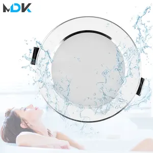 Водонепроницаемый Светодиодный точечный светильник, приглушаемая потолочная лампа теплого и холодного белого света, точечный светильник, 18 Вт, 15 Вт, 12 Вт, 9 Вт, 7 Вт, 5 Вт, 230 В переменного тока