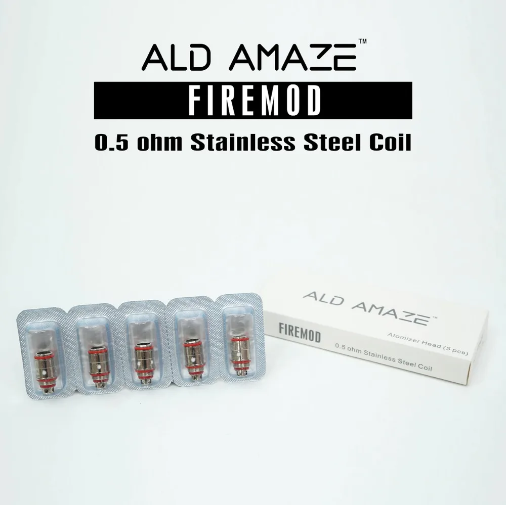 Сменная головка катушки из нержавеющей стали для Атомайзер серии Firemod ego 5 шт. в