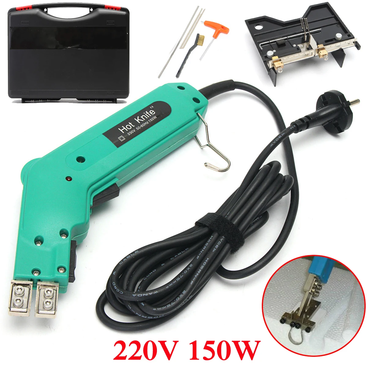 Горячая продажа 220В паз для резки пены электрический горячий нож резак провод