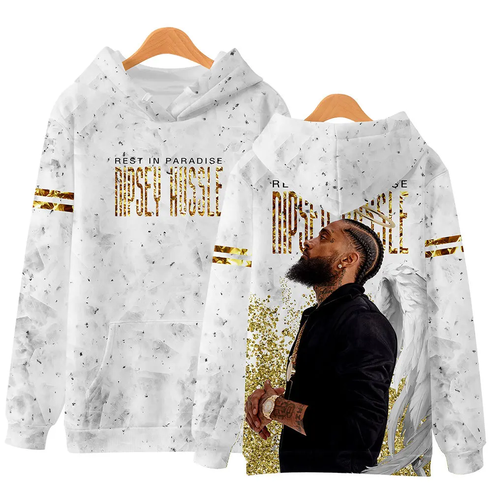 Модные Nipsey Hussle косплейный костюм с капюшоном для мужчин/wo мужчин хип хоп