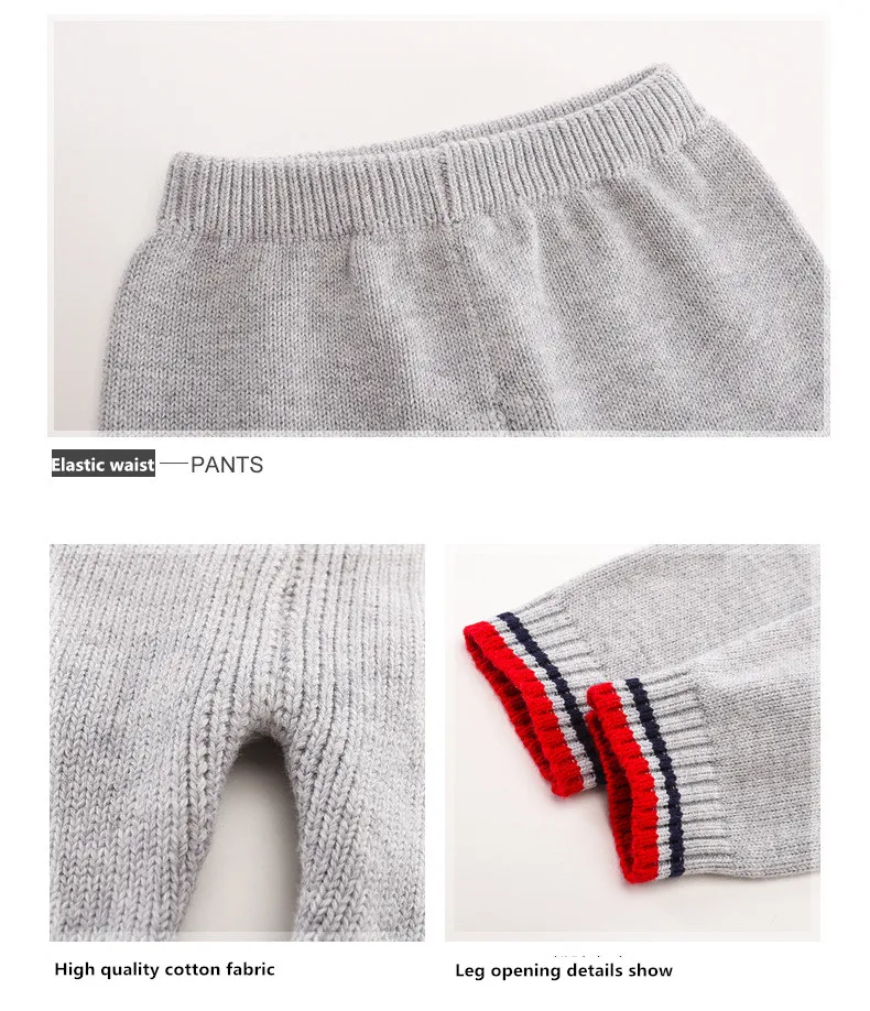 Одежда для малышей Комплекты со свитером Осенняя одежда девочек Рождественский