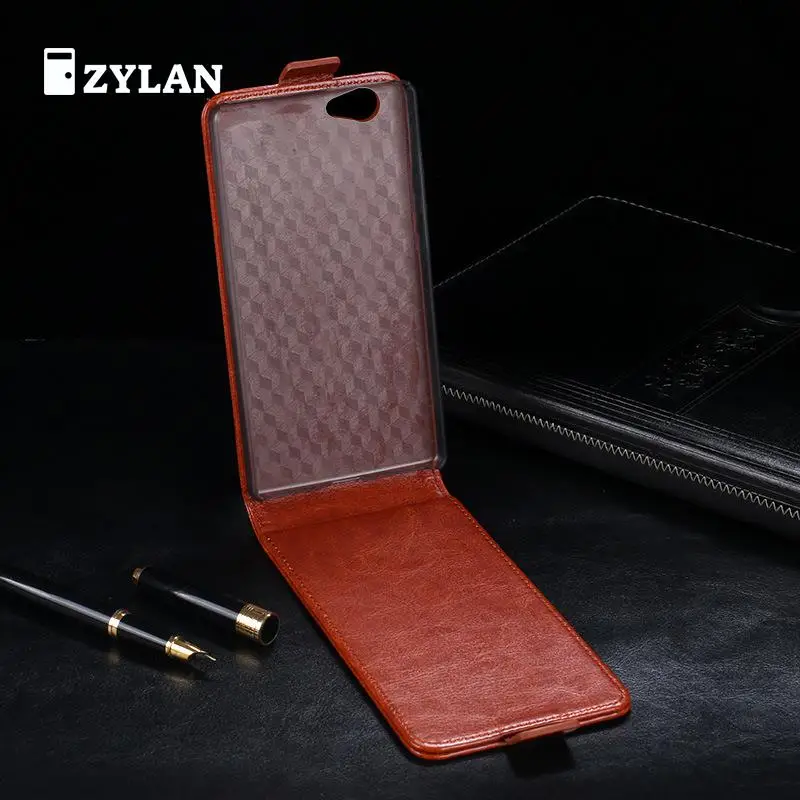 Чехол ZYLAN для Vernee Thor Plus чехол 5 дюймов откидной кожаный бизнес телефона сумка +