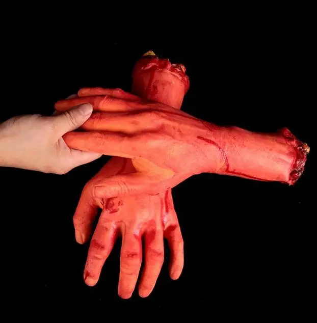 1 шт. страшные разбитые руки ужасы украшения для Хэллоуина отрубленные