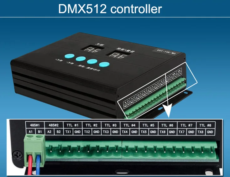 Инфракрасный контроллер 5 м 50 радиочастотный DMX512 для светильник|controller control|controle