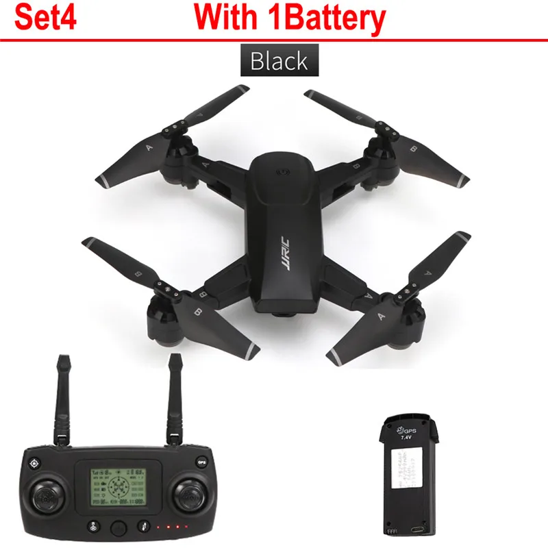 Set4 JJRC H78G 5G WiFi FPV 1080P широкоугольная HD камера gps двойной режим позиционирования складной RC Квадрокоптер RTF Профессиональный беспилотник игрушки - Цвет: Set4