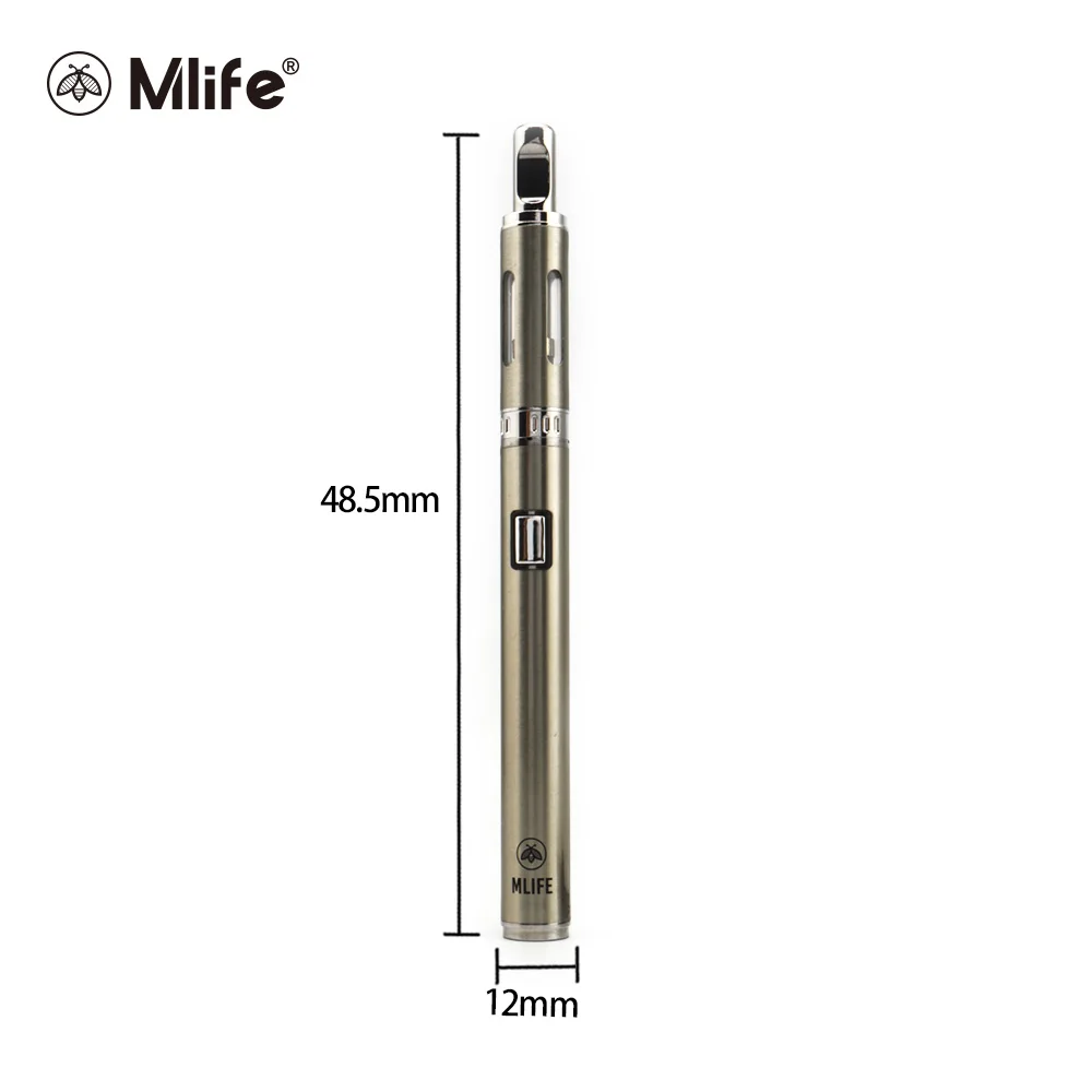 Mlife мини ручка тонкий вэйп электронная сигарета 320 мАч vapes испаритель комплекты