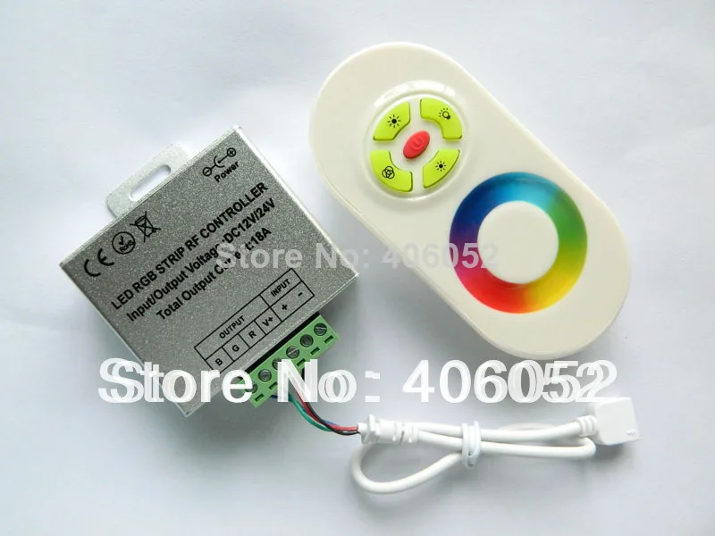 2014 настоящий Топ моды да ccc ce rohs черный белый 12v rf 5 ключ rgb led контроллер Сенсорный