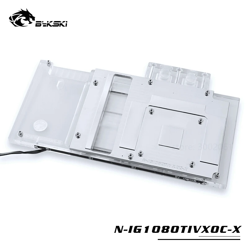 BYKSKI водный блок для использования в красочных iGame GTX1080Ti Vulcan X OC/ 1070TI OC/TOP Full Cover