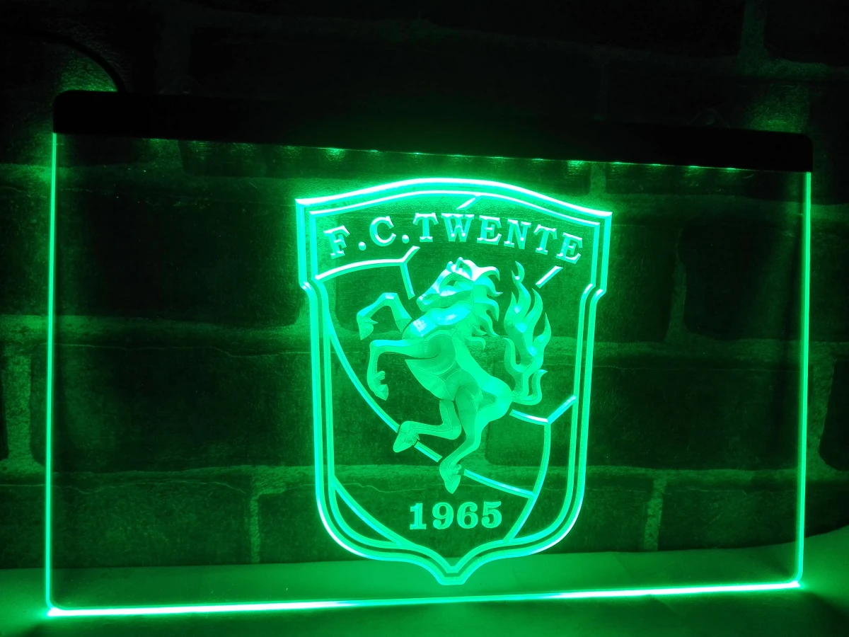 ZH001r FC Twente Enschede Эредивизи футбол светодиодный неоновый знак|Таблички и знаки| |