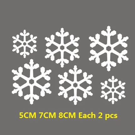 Автомобильная наклейка Стайлинг автомобиля со снежинками и царапинами 6 шт. цена