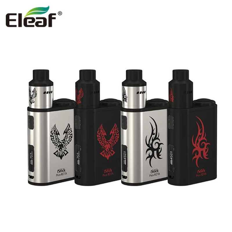 100% Оригинальные Eleaf istick Pico RDTA комплект 75 Вт поле MOD 2300 мАч встроенный Батарея с 4 2