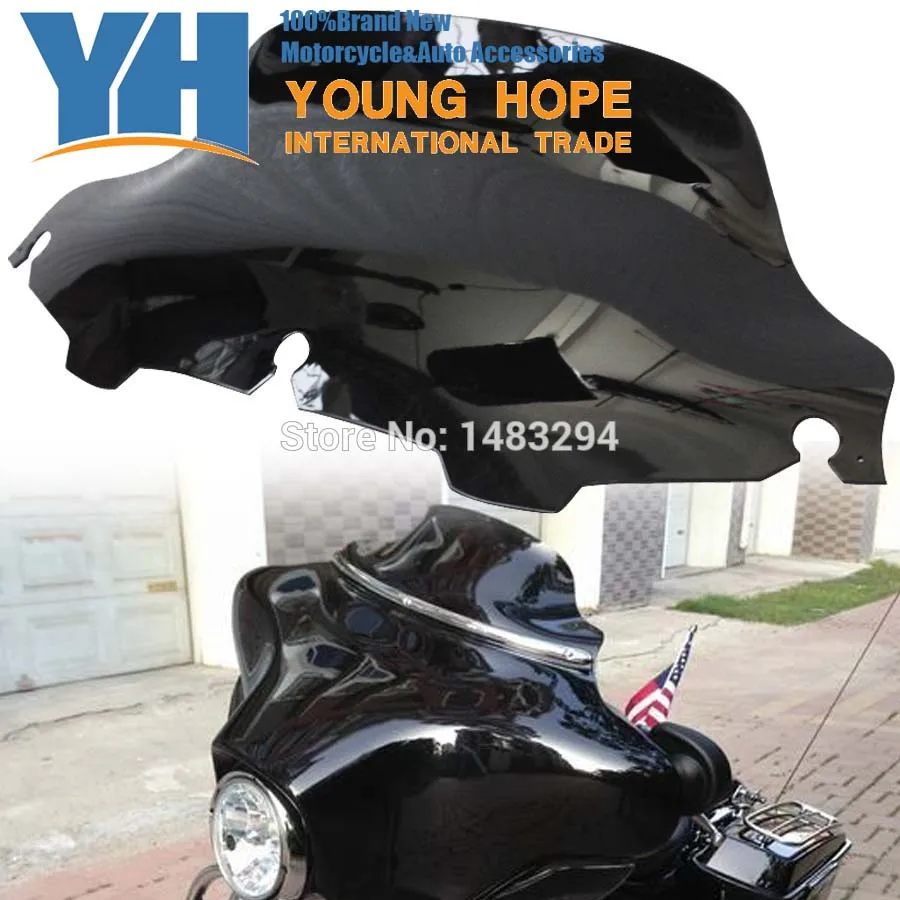 8 &quotдым темный оттенок ветрового стекла Лобовое стекло подходит для Harley Electra Street