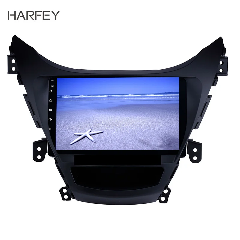 Harfey рулевое колесо управления автомобиля радио Android 8,1 для 2011 2012 2013 hyundai Elantra с музыкой USB AUX 9 дюймов gps Navi Стерео