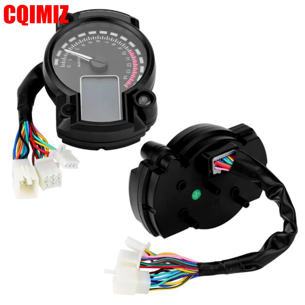 Универсальный цифровой тахометр для мотоцикла с ЖК-дисплеем одометром и