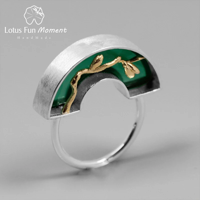 Lotus весело момент реального 925 пробы серебро ручной работы Модные украшения