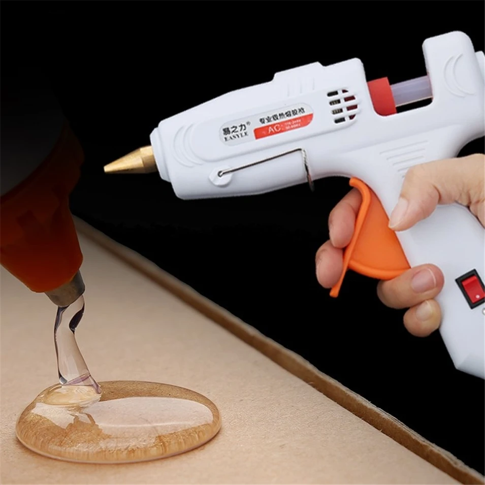 

30W/80W/100W/150W Professional High Temp Hot Melt Glue Gun 40W Graft Repair Heat Gun Pneumatic DIY Tools Hot Glue Gun free Glue