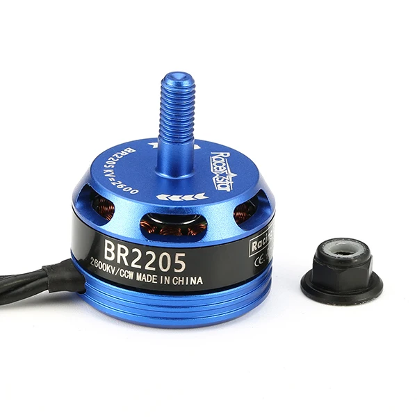 Racerstar Racing Edition 2205 BR2205 2600KV 2-4 S бесщеточный двигатель с вращением по часовой стрелке/CCW темно-синий для QAV250 ZMR250