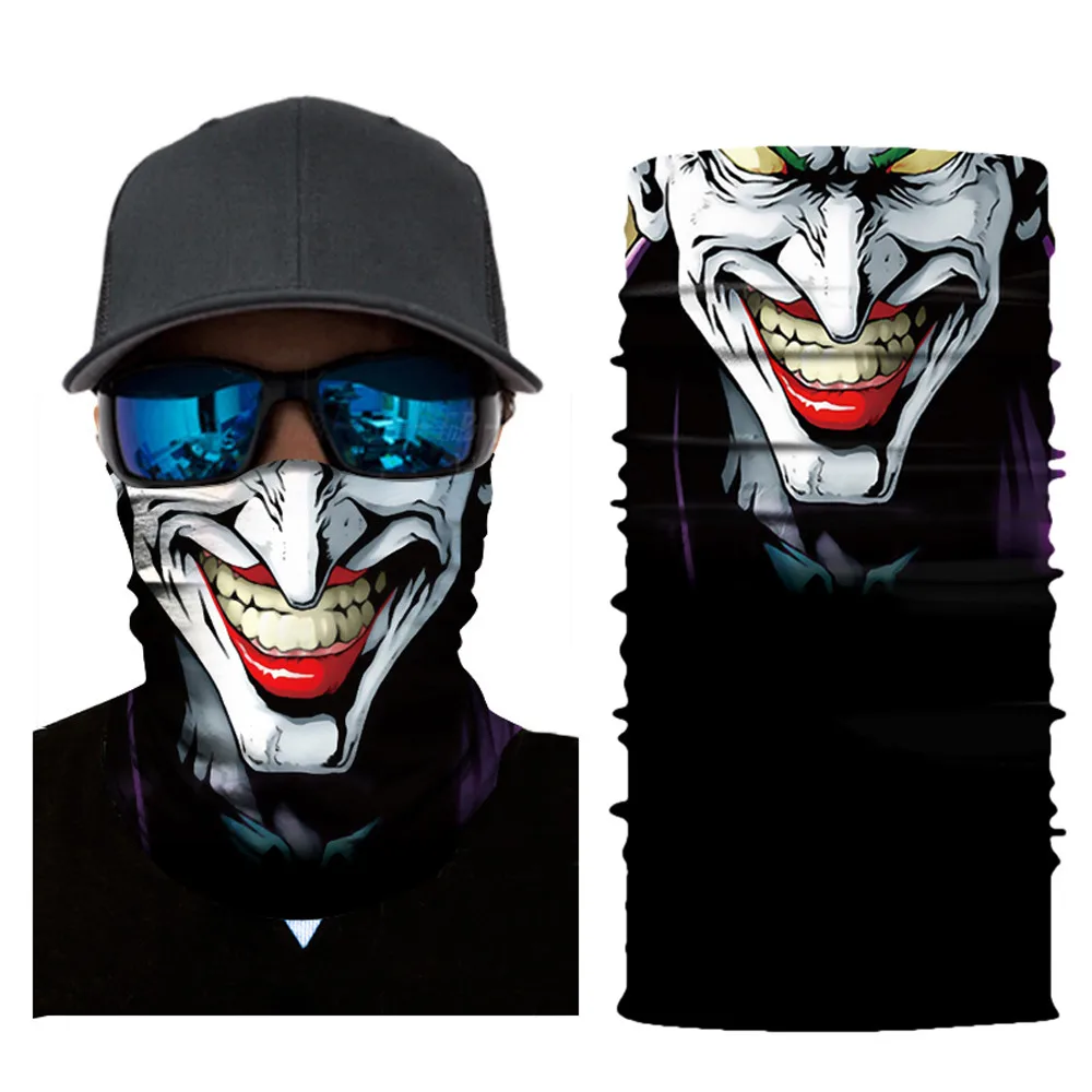 

Motorcycle Face Mask Cycling Halloween Head Scarf Neck Warmer Skull Ski Balaclava Headband Scary Shield Mask Outdoor 2019 #30