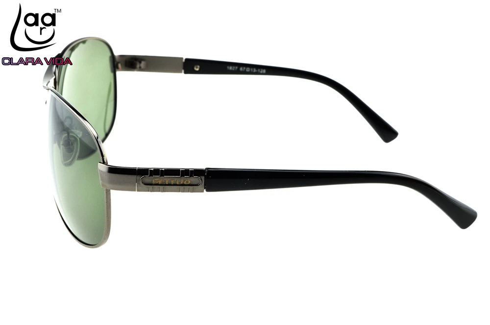 Мужские солнцезащитные очки Oculos поляризационные с тонкими шарнирами твердыми