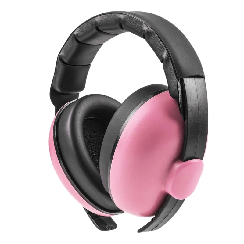 Pink Детские шумостойкие наушники для защиты ушей, шумоподавление, учитесь защита от шума, наушники, детская защита для малышей E - Цвет: Pink