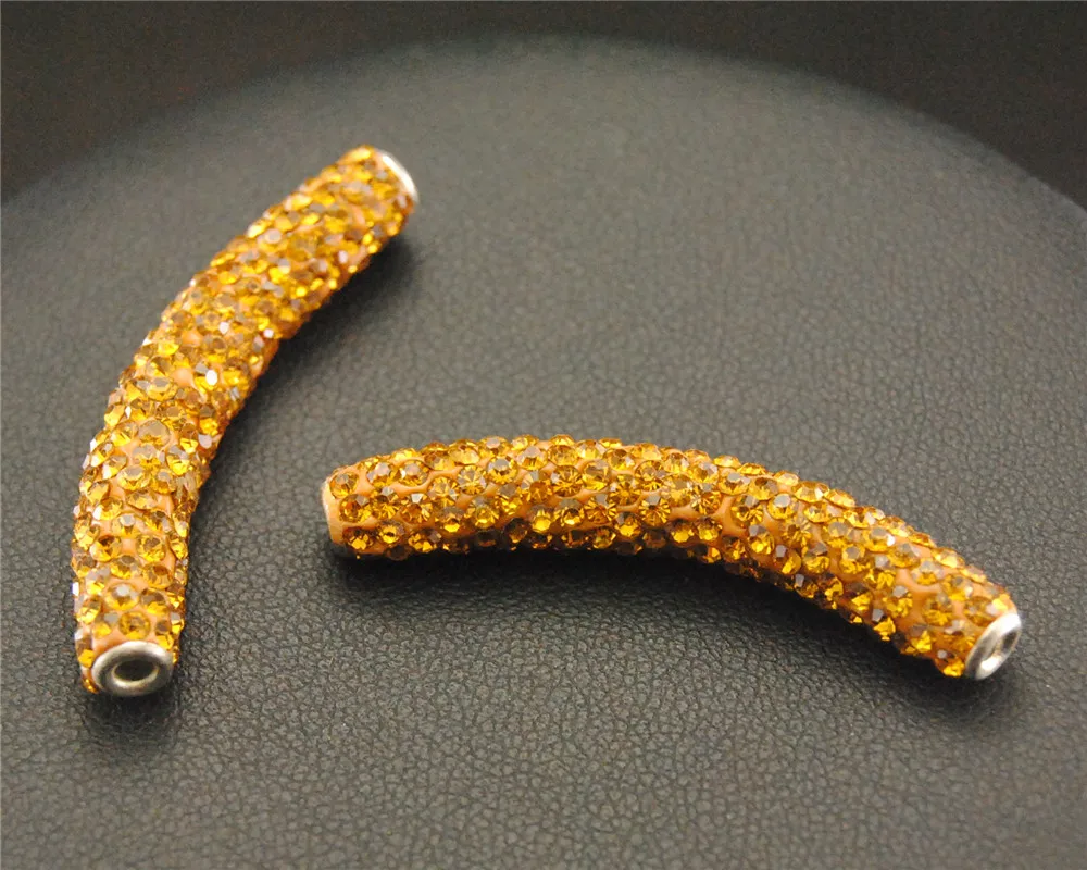 1 шт. цветной Серебряный микро проложить Кристалл Rhinestone боковая труба браслет