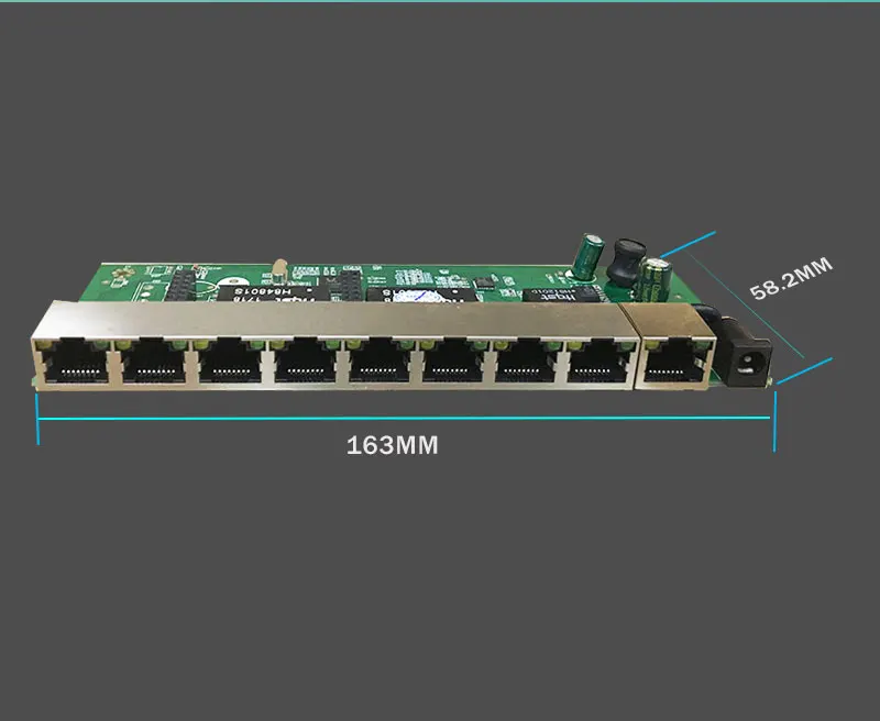 9 портов настольное настенное крепление POE Модуль переключателя PCB общий источник питания 96 Вт IEEE802.3af/at usb-хаб 960 P/1080 P HD ip-камера NVR мини-ПК