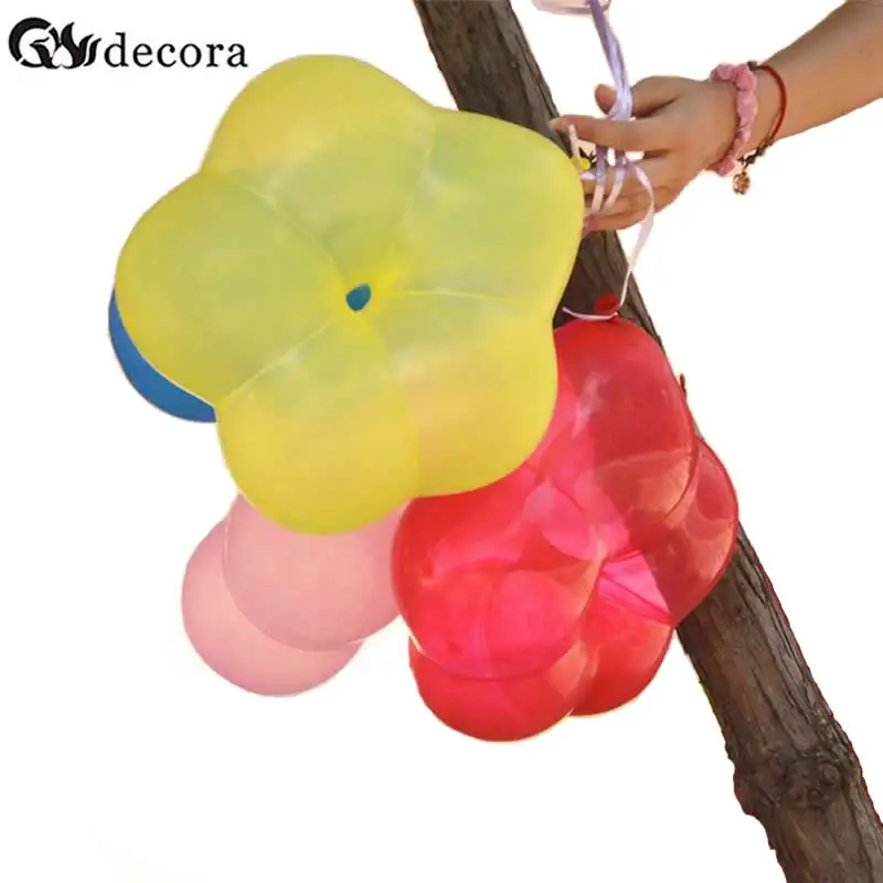10 шт. креативные цветки из шаров форма цветка сливы латексные воздушные шары для
