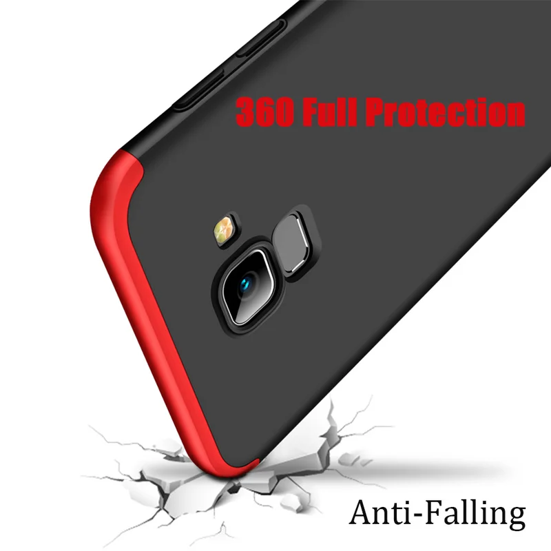 Роскошный жесткий защитный чехол для Samsung Galaxy A6 A8 Plus A9 Star 2018 полностью защищающий