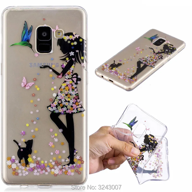 For Samsung Galaxy S8 S8Plus S9 S9Plus Case Cover for A8 A8Plus 2018 S4 S5mini Note8 G530 Caes Silicon bags |