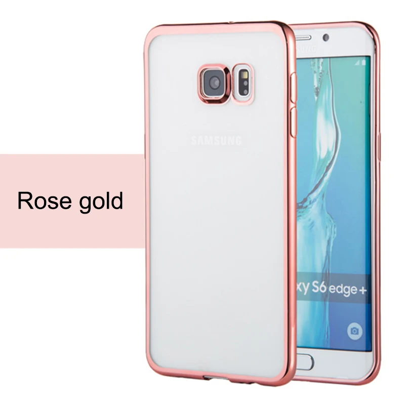 Чехол Nephy с роскошной оправой из ТПУ для samsung Galaxy S5 S6 S7 Edge S6 Крышка для Edge Plus ультратонкий прозрачный корпус мягкий чехол