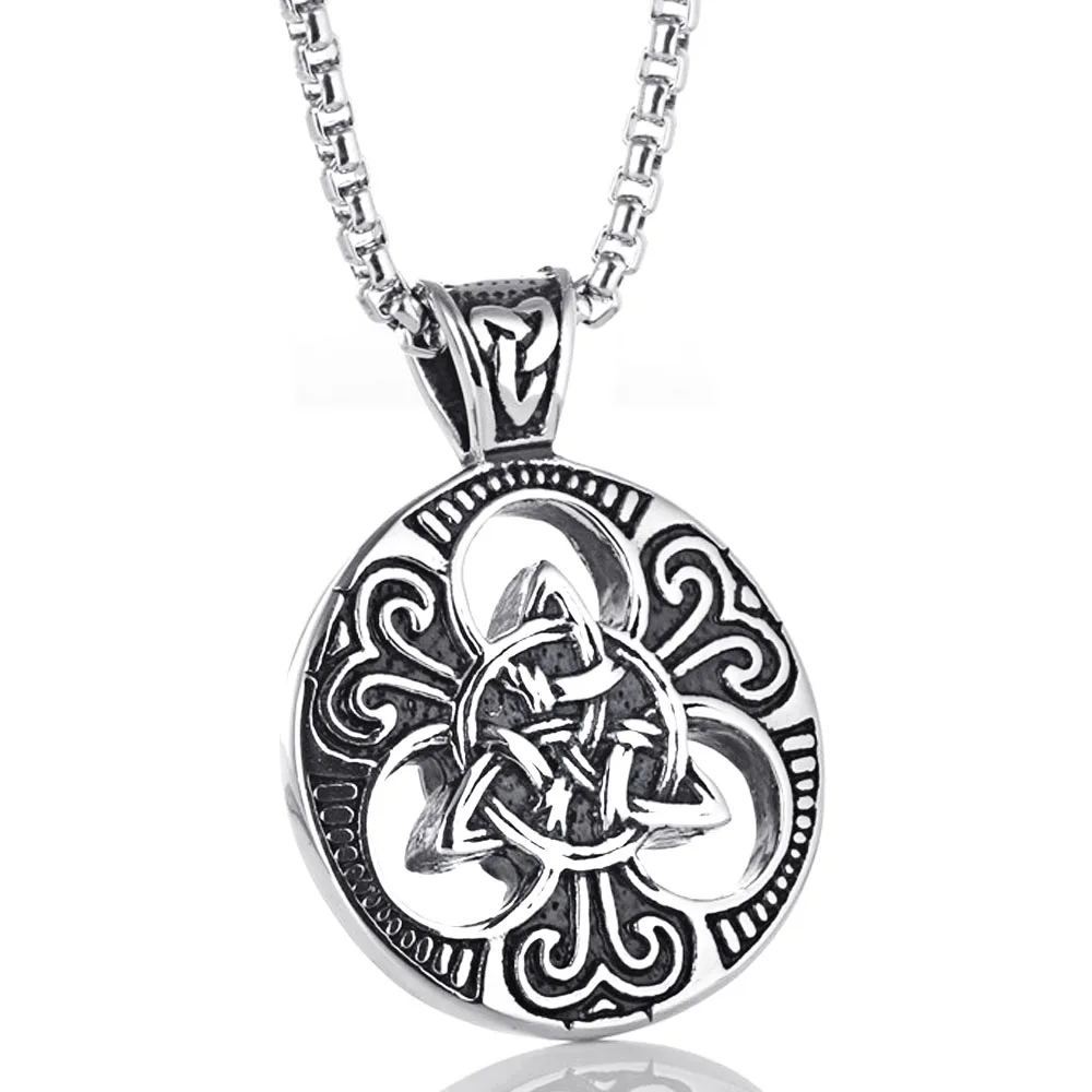 Сталь Для мужчин колье Пентаграмма Пентакль кулон и Ожерелья для женщин человек