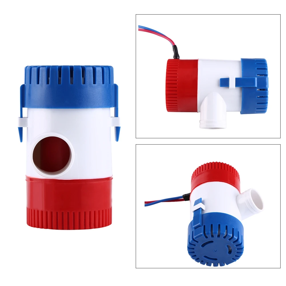 12V 3A 1100 GPH Электрический морской Трюмный насос погружной для яхты лодки пластиковый и металлический Трюмный водяной насос