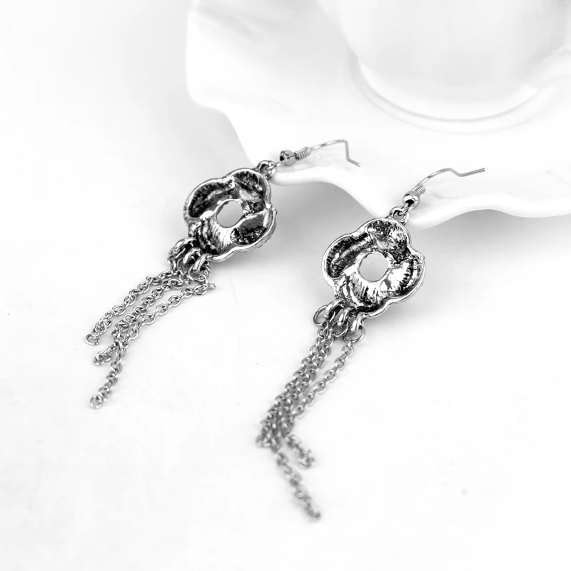 Freeshipping 12 pairs много 007 Алжирских Loveknot Серьги Веспер Линд Бонд Казино Рояль девушка