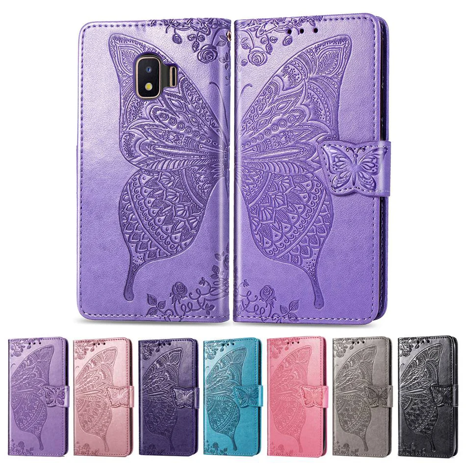 Кожаный чехол-бумажник с откидной крышкой для Samsung Galaxy J2 Core j260 J260F | Мобильные