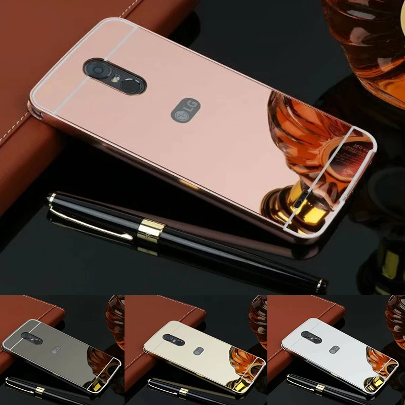 Для LG Stylus 3 Чехол Stylo 3 Роскошная Золотая зеркальная защитная задняя крышка для LG G Stylus 3/K10 Pro LS777 5," чехол для телефона