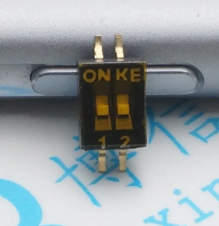 DIP-переключатель 1,27 мм DSHP02TSGER 2P DSHP04TSGER 4P DSHP06TSGER 6P DSHP08TSGER 8P DSHP10TSGER 10P 2 4 6 8 10-битный циферблатный переключатель SMD