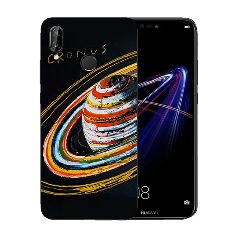 5 84 дюймов для Huawei P20 Lite противоударный чехол nova 3e космическая Луна узор