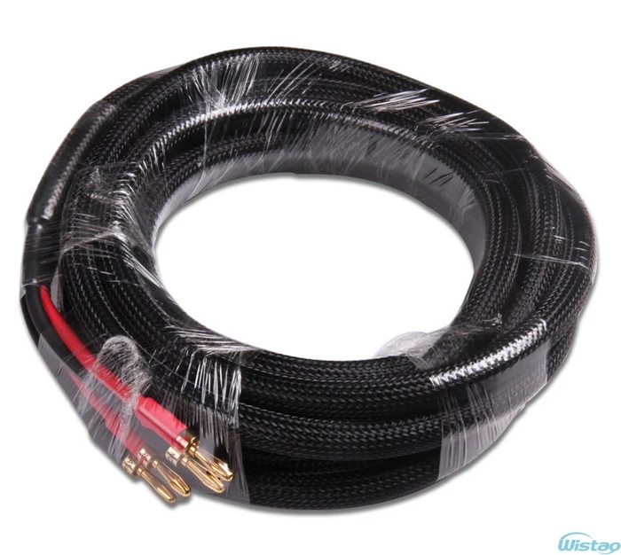 Кабель для подключения динамика HIFI s 5N OFC MCA Plug 8 шт. однокристальный медный провод