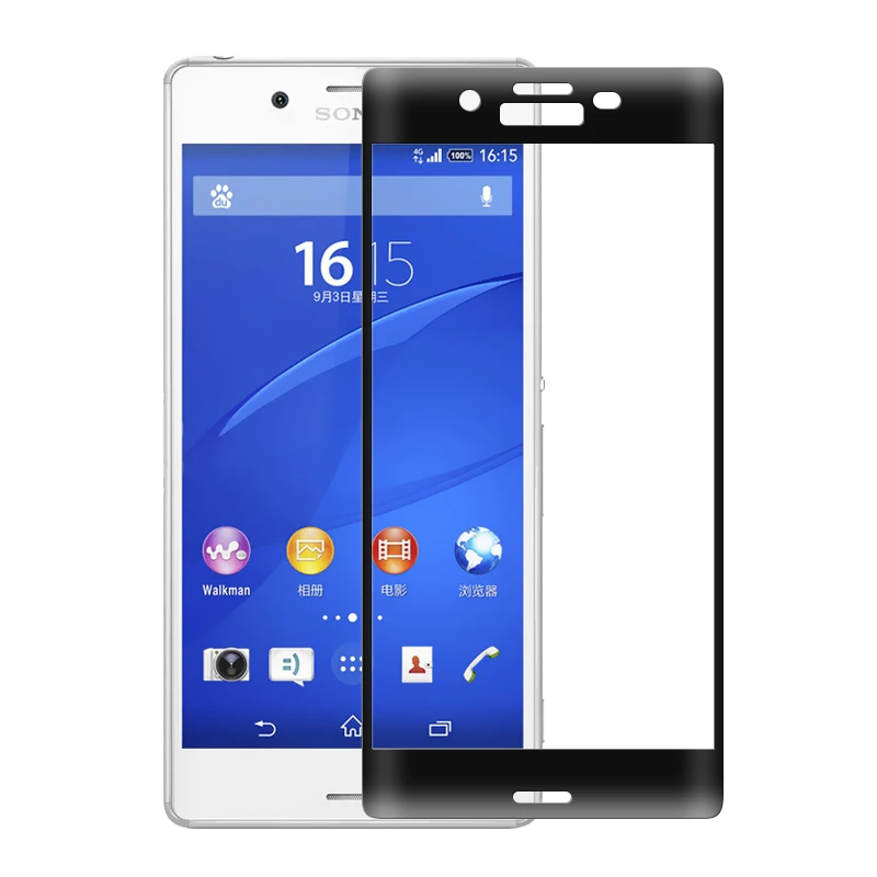 Black 3D Xperia X закаленное стекло для sony Xperia X 5,0 дюймов XperiaX Dual F5122 Защитная пленка 2.5D 9H полное покрытие стекло - Цвет: Black