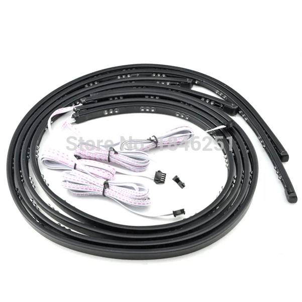 Новинка 7 цветов светодиодный RGB днища Под автомобилей Газа вспышки светильник