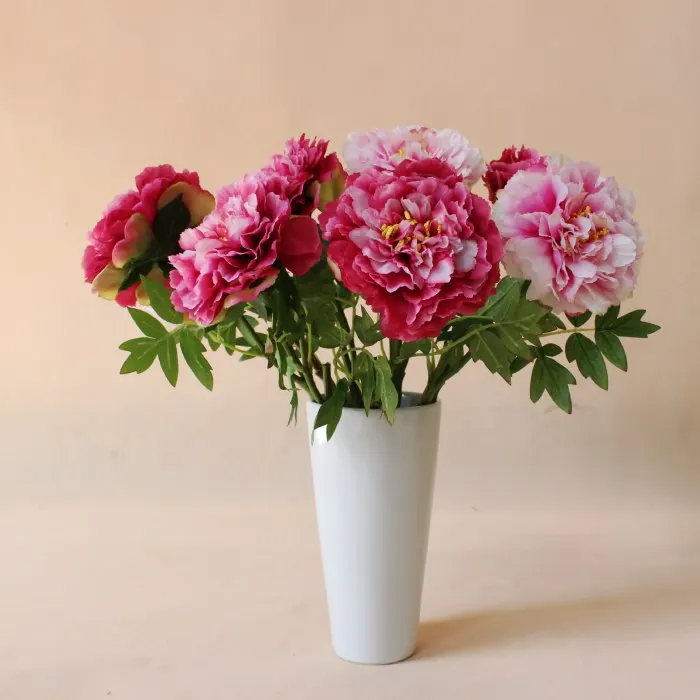 Красивые Искусственные Шелковые пионы искусственные цветы украшение для