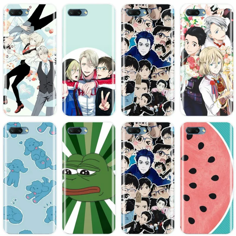 Чехол для телефона Yuri On Ice The Frog Meme Pepe PUBG мультяшный арбуз Huawei MATE 7 8 9 10 20 pro Honor V10 NOTE10